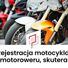 Rząd motocykli i skuterów, gotowych do rejestracji. Pomagamy w formalnościach.