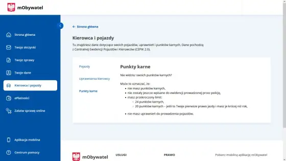 Gdzie sprawdzić punkty karne i ile kosztuje zaświadczenie?