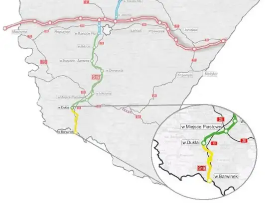 S19 Kuźnica-Barwinek - przebieg, odcinki i opóźnienia
